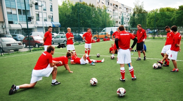 Czech Team trains for miniEURO